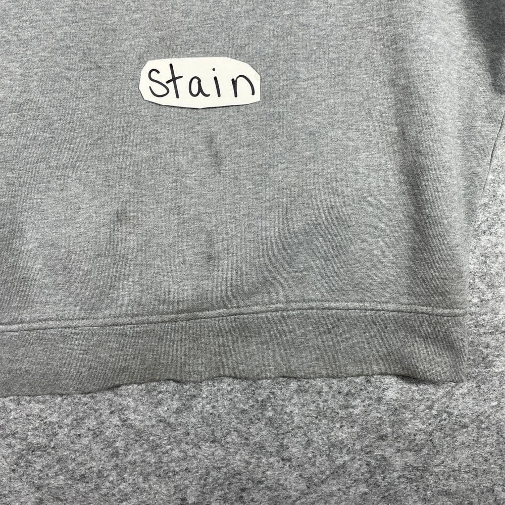 Jordan Zip Hoodie Mens 3XL Gray Jumpman Fleece Full Zip Sweatshirt